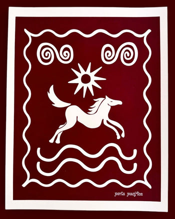 Print Caballo Bajo el Sol