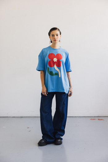 T-shirt Oversize Hibiscus