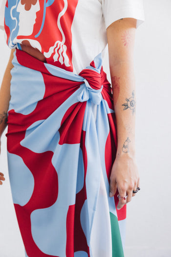 Maxipañuelo Hibiscus