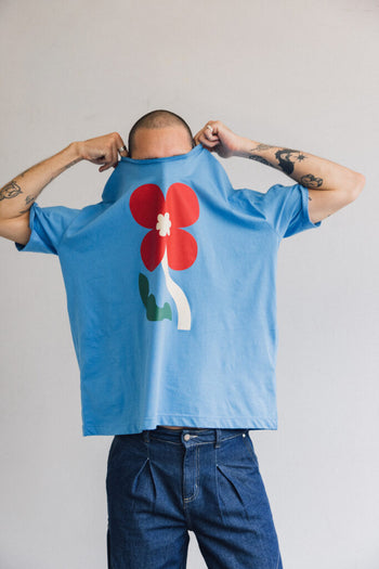 T-shirt Oversize Hibiscus